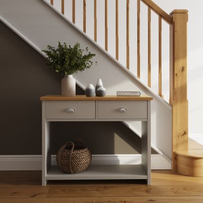 Lancaster Console Hall Table Grey