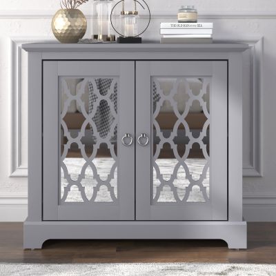 Honiton Durable and High Quality Material 2 Door Sideboard - Grey