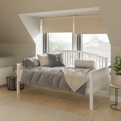 Madrid Wooden Day Bed Only White