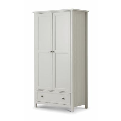 Wardrobe - MALTON 2 Door Wardrobe Grey 92cm