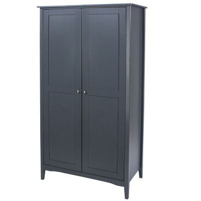 Wardrobe - CATFORD 2 Door Wardrobe Blue 94.5cm