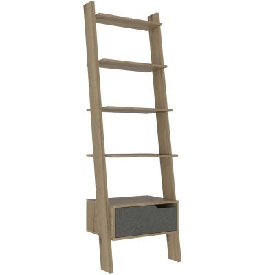 Manhattan Ladder Bookcase - Bleached Pine