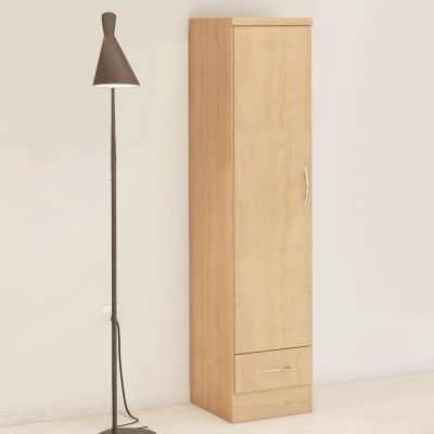 Wardrobe - NEWBIGGIN 1 Door Wardrobe Sonoma Oak Effect 40cm