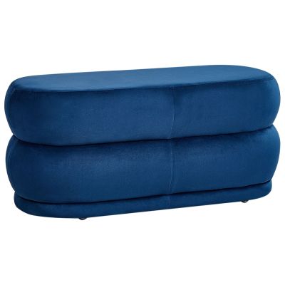 Velvet Bench Navy Blue ELLENDALE