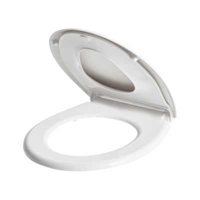 CLEVELEIGH Toilet Seat Soft Close - White