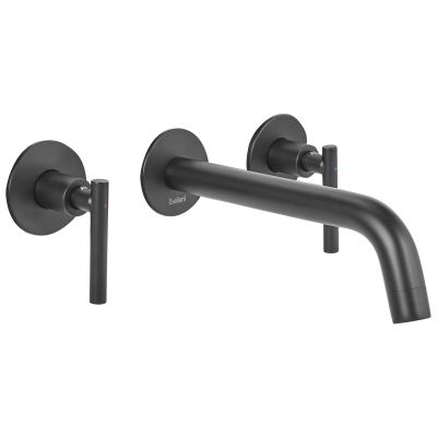 BAYDON Wall Mounted Basin Mixer Tap Brass - Black