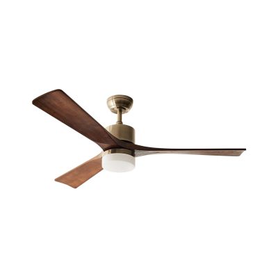 TADWELL Ceiling Fan with Light - Brown