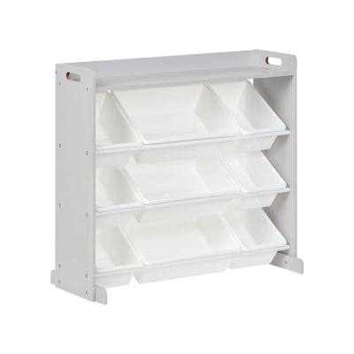 Shelf with 9 Boxes Grey COLLIE