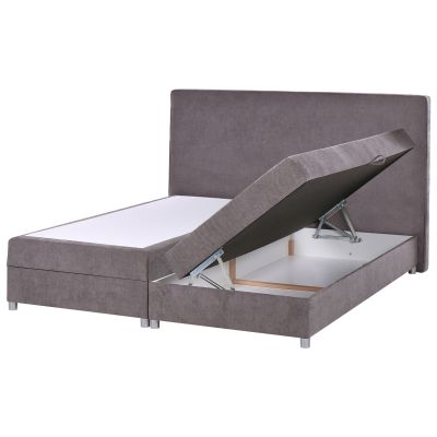 MASTER II Divan Bedframe Fabric 160 x 200cm EU Kingsize Bed Taupe