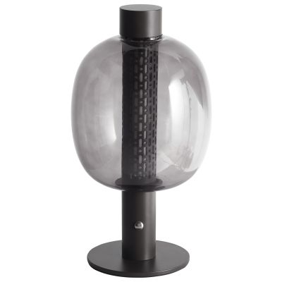 Wireless LED Table Lamp PULANGI With Dimmer Metal Black