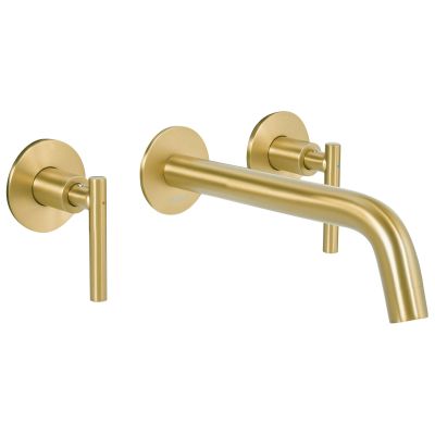 BAYDON Wall Mounted Basin Mixer Tap Brass - Gold