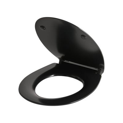 BURDENWELL Toilet Seat Soft Close Duroplast - Black