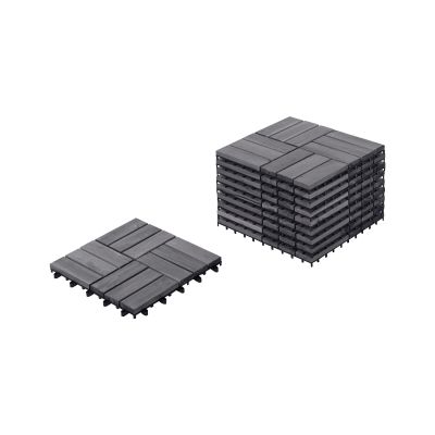 Outdoor Flooring ACERENZA Certified Acacia Wood Grey