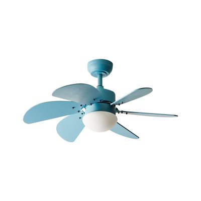LORAG Ceiling Fan with Light Blue