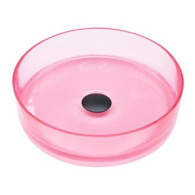 RIXWELL Countertop Basin Solid Surface - Pink