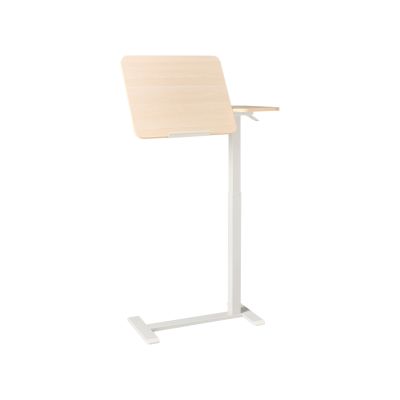 LEVERDON Manual Adjustable Laptop Stand - Light Brown with Black