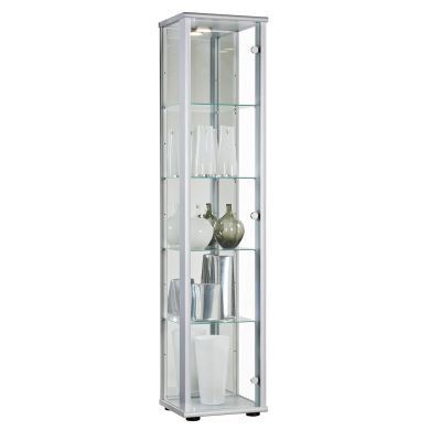 Everleigh 1 Door Display Rack - Silver