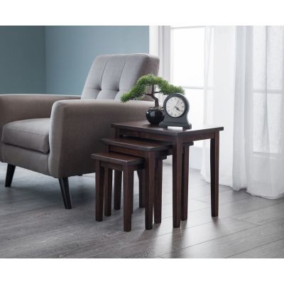 Cleo 3PC Nest of Tables Range - Mahogany