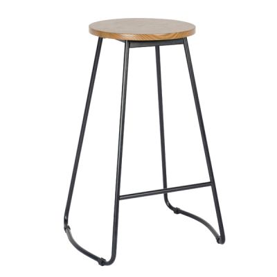Amanecer Bar Stool - Black and Natural