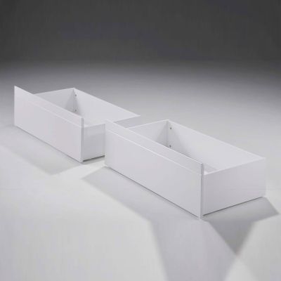 Fiorella Bunk Bed Pair of Drawers - White