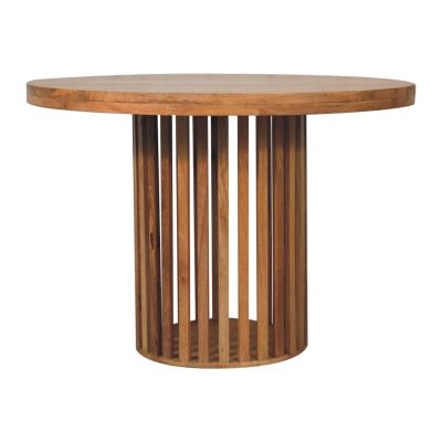 Dining Table - ARIELLA Round Table Oak 110cm