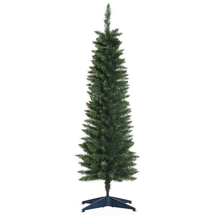 Debbie 1.5m Artificial Christmas Pine Tree W Plastic Stand-Green