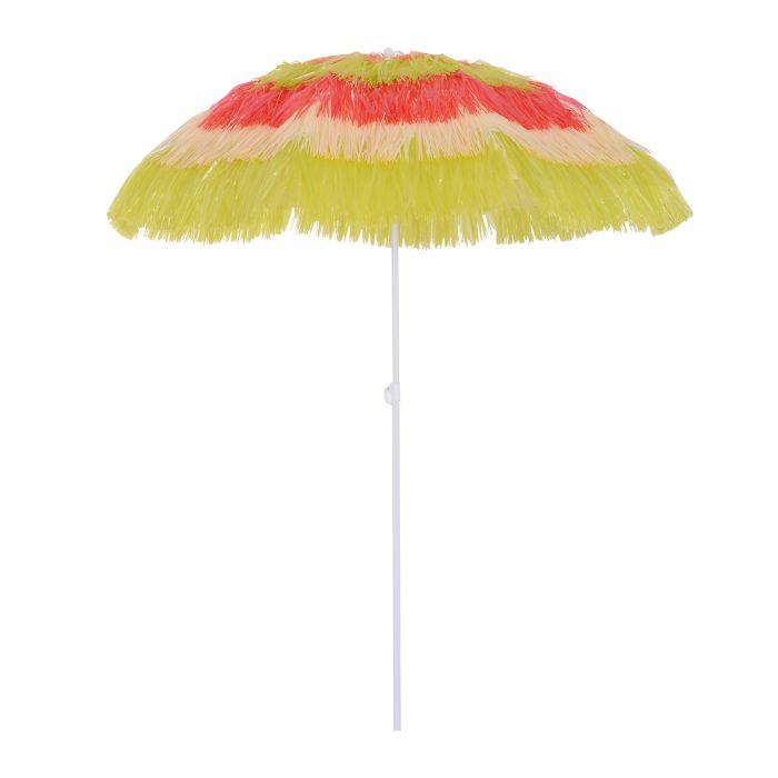 Hawaii Beach Umbrella Foldable Parasol-Rainbow