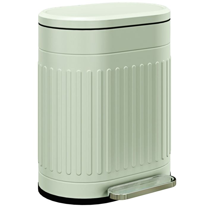 HERON 20 Litre Pedal Bin, Light Green