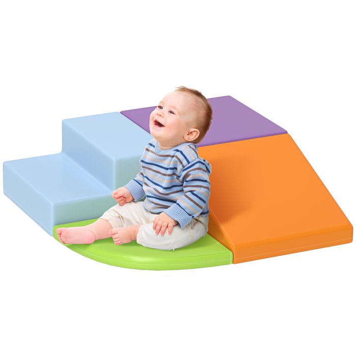Scott 4 Piece Foam Climb and Crawl Play Set - Multicolour