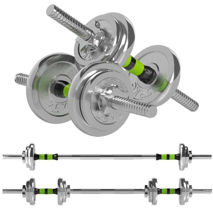 SPORTEDGE 20kg Adjustable Weights Dumbbells Set
