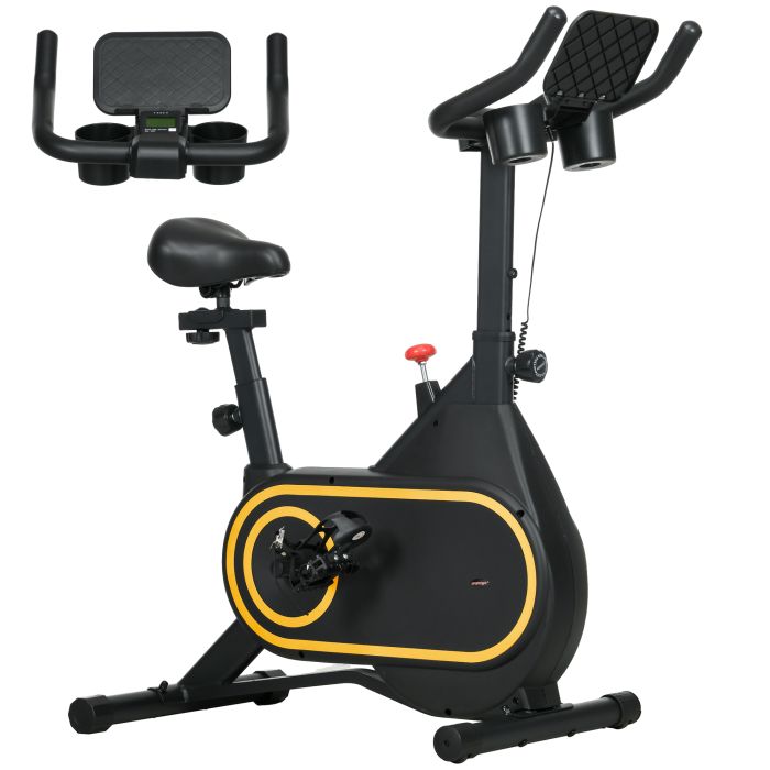 MBH Fitness Magnetic Exercise Bike Stationary, Quiet Indoor Cycling Bike With Fitness App, Exercise Equipment For Home Gym Workout, 330 Lbs Weight Capacity, Tablet Holder, Bottle Holder(Gray