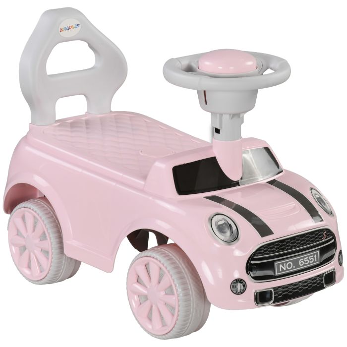 Kinsey Foot to Floor Ride-On Car with Air Horn 18 to 36 Months - Pink