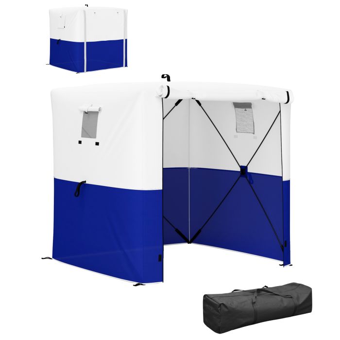SUNVISTA 2 x 2m Pop-Up Gazebo, with Accessories - Dark Blue