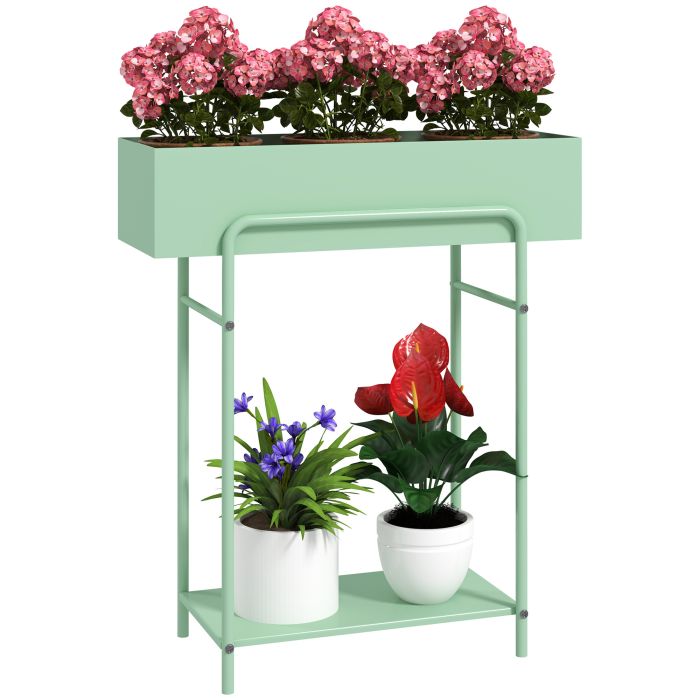 SUNVISTA 2 Tier Plant Stand, Green