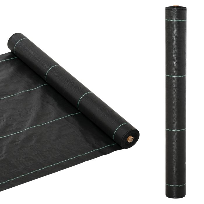 1x50m Gardener Premium Weed Barrier Landscape Fabric Durable & Heavy-Duty Weed Block Gardening Mat, Easy Setup & Superior Weed Control