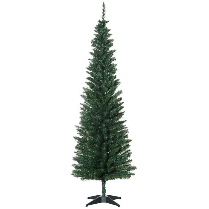 Debbie 1.8m Artificial Christmas Tree Pine Tree W Plastic Stand-Green