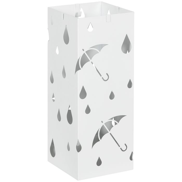 Scott Steel Holder Stand for 6 Umbrellas - White