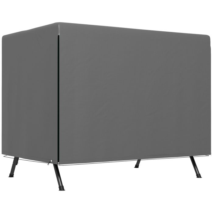 Patio Swing Chair Bench Cover Outdoor Garden Furniture Rain Protection Cover Protector Waterproof Anti-UV Dark Grey 215L x 155W x 150Hcm