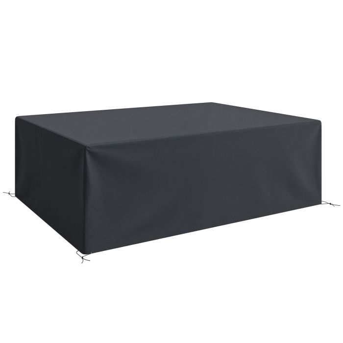 SUNVISTA Waterproof Garden Furniture Cover, 600D Oxford, UV-Resistant, 275x205x90cm - Black