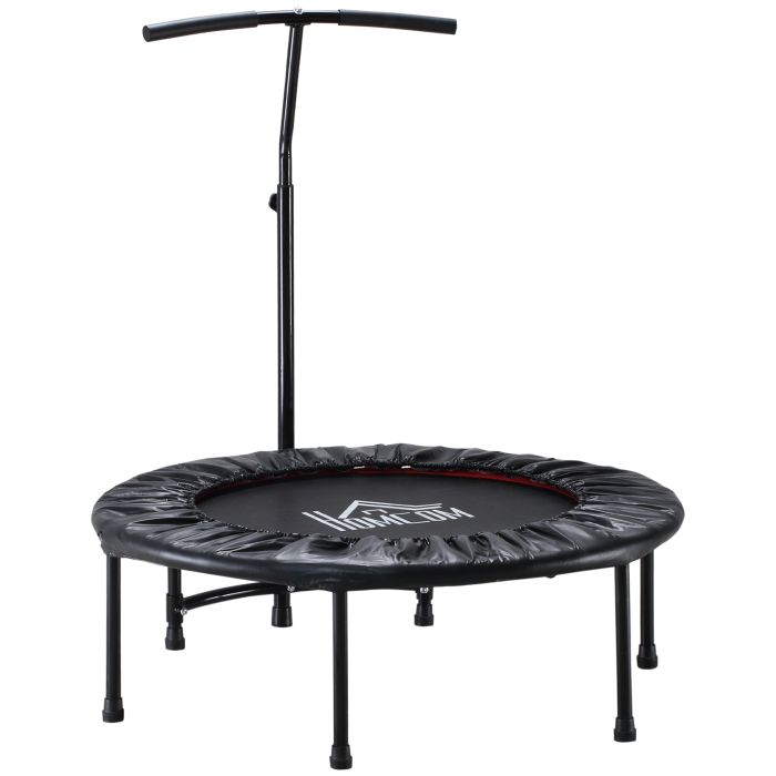 Trampoline Rebounder Adjustable Jumper, 40"-Black 