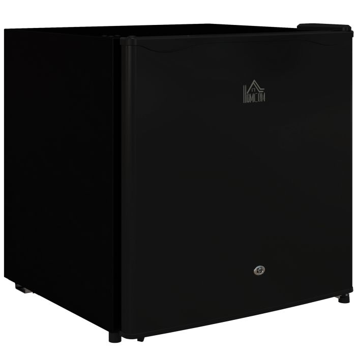 HERON 46 Litre Lockable Countertop Fridge - Black