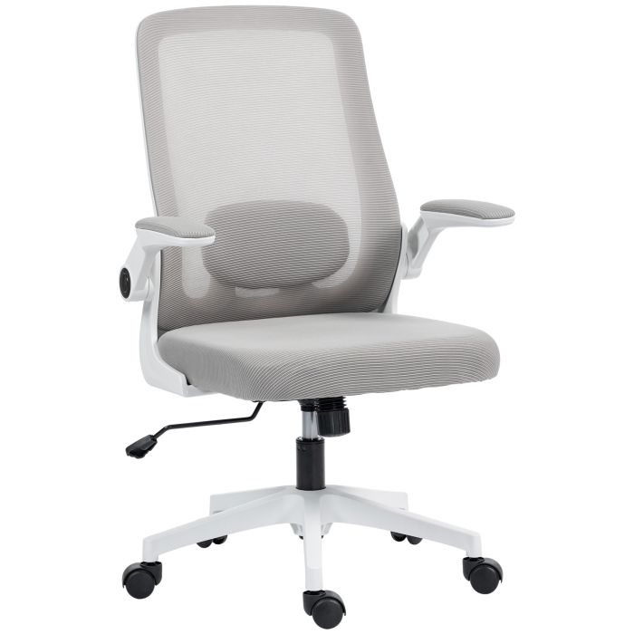 HERON Mesh Back Adjustable Office Chair - Grey