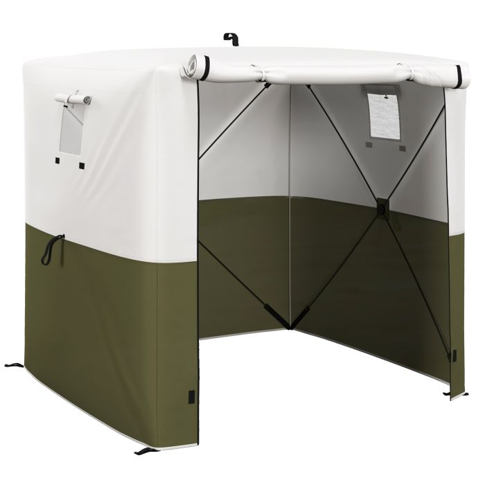 2 x 2m Pop-Up Gazebo, with Accessories - Green