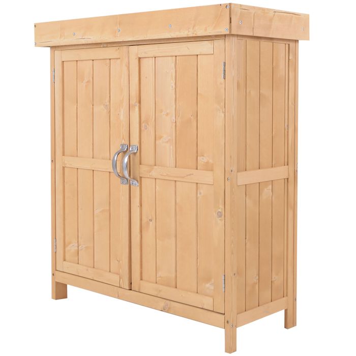 Outdoor Garden Storage Shed, Cedarwood-Burlywood Colour