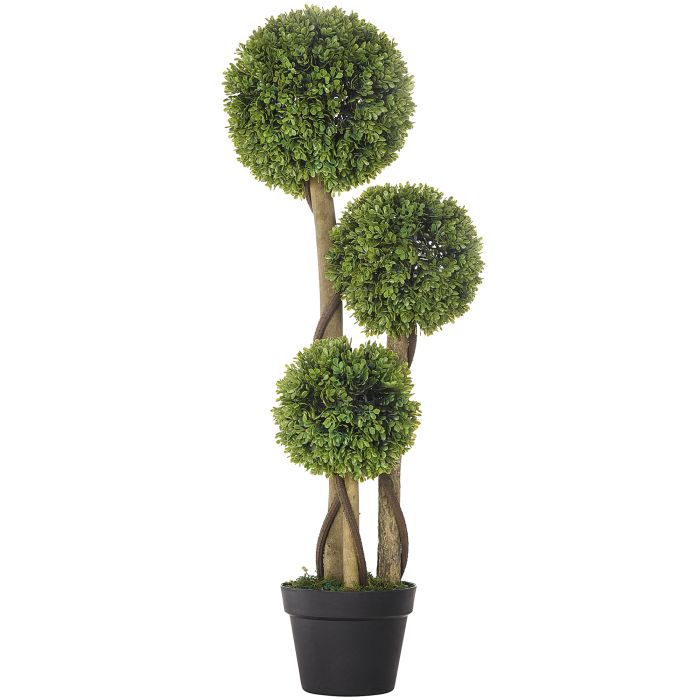 Decorative Artificial Boxwood Ball Topiary Trees in Pot