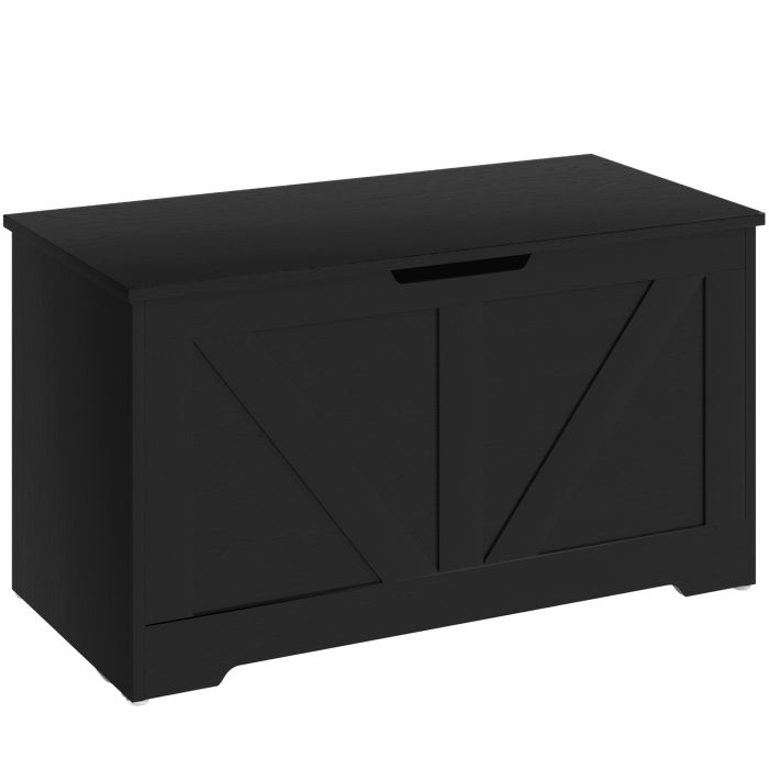 JUVRIA Wooden Home Storage Box - Black