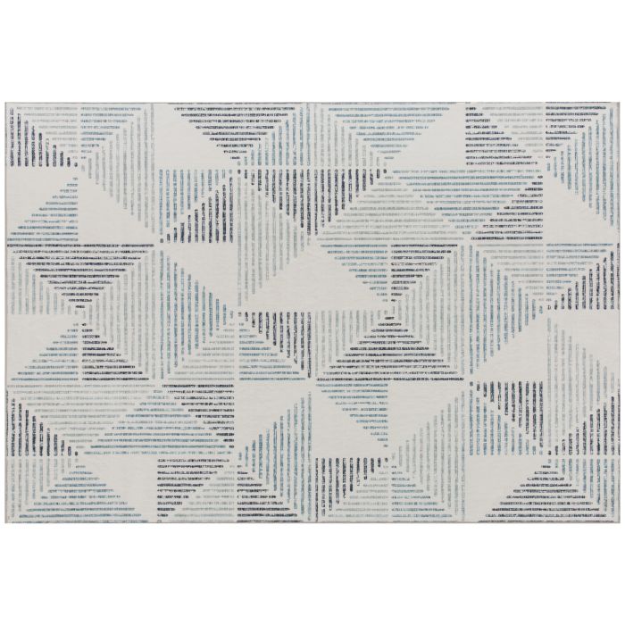 HERON Modern Geometric Pattern Area Rug, Non-Slip Washable Soft Carpet 230 x 160 cm - Multi-Coloured