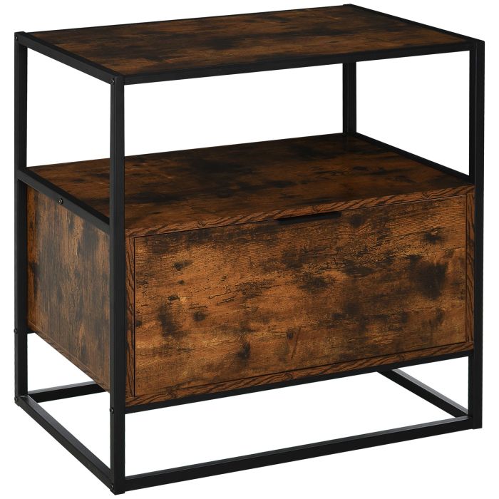Falca Brown Side Table - 73cm