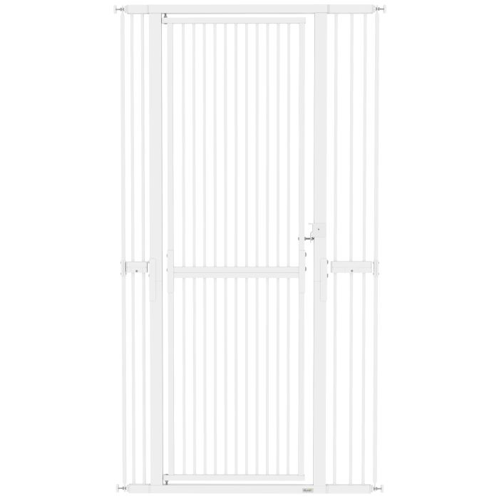 MARIVO ABS Extra Tall Pet Gate - White