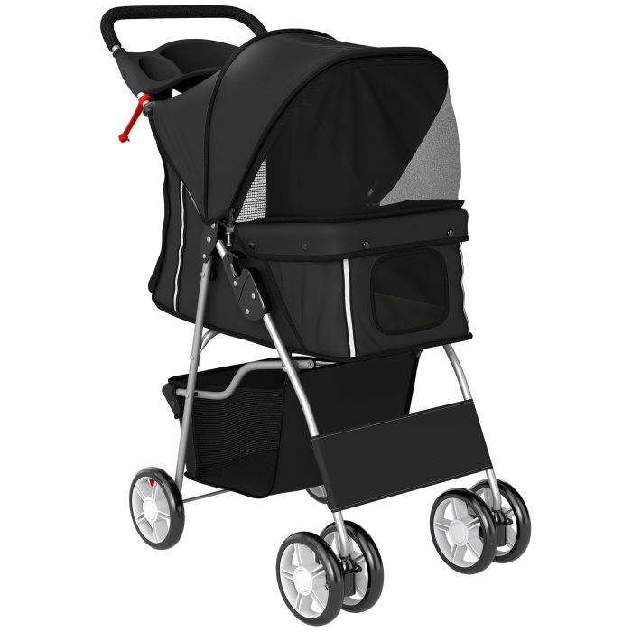 NOIORE Metal Pet Stroller - Black